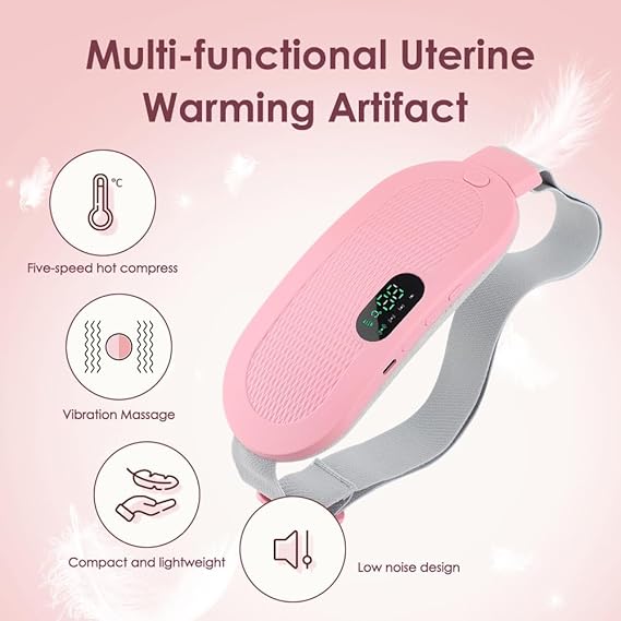 Period Cramp Relief Electric Heating Belt Massager